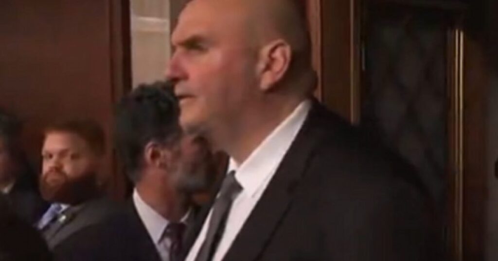 RESPECT: Democrat Senator John Fetterman Showed up for the SOTU – Wearing A SUIT! (VIDEO)