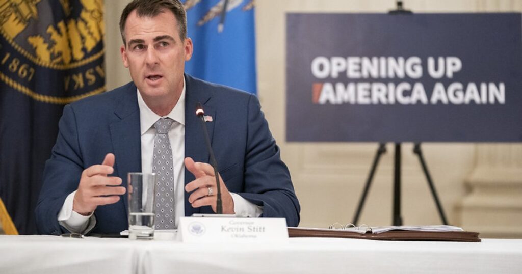 Oklahoma Gov. Kevin Stitt Appoints Oil & Gas Executive Who Reportedly Donated to Adam Kinzinger to Fill Mullin’s Senate Seat