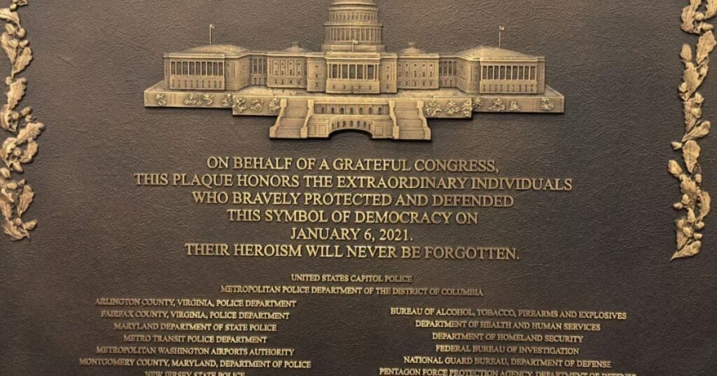 GOP Senate Won’t Pass SAVE AMERICA ACT, Instead Vote to Hang Plaque Honoring Those Who Killed Trump Supporters on Jan 6