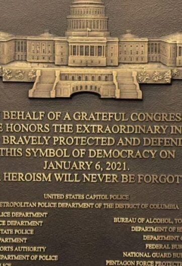 GOP Senate Won’t Pass SAVE AMERICA ACT, Instead Vote to Hang Plaque Honoring Those Who Killed Trump Supporters on Jan 6