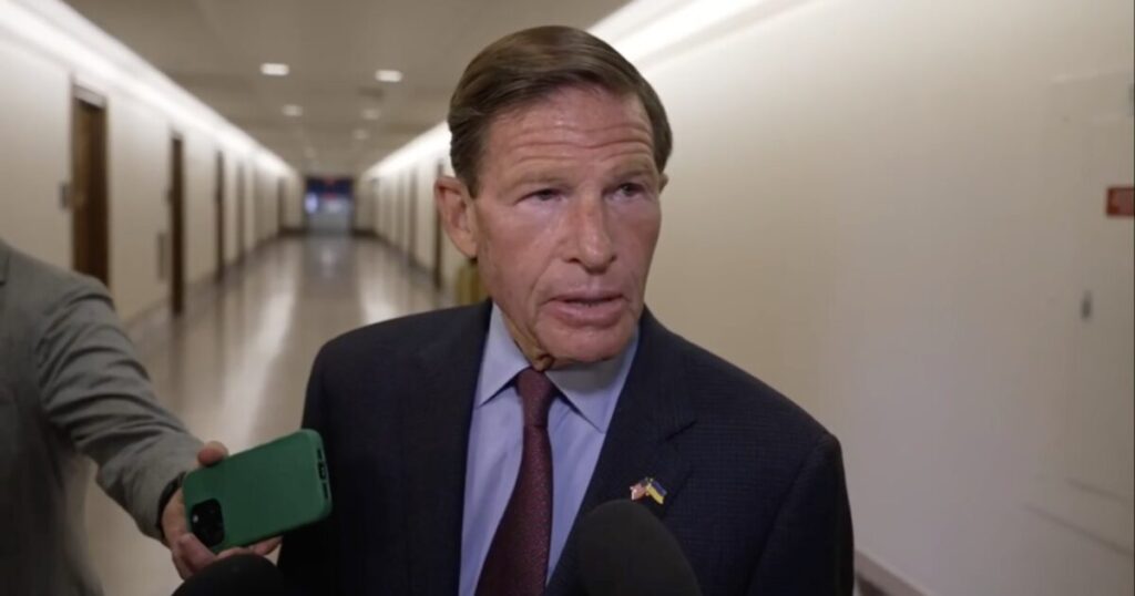 SHOCK: Democrat Senator Richard Blumenthal Says ICE Agents Will Shoot and Kill Families When They Are Deployed to Airports