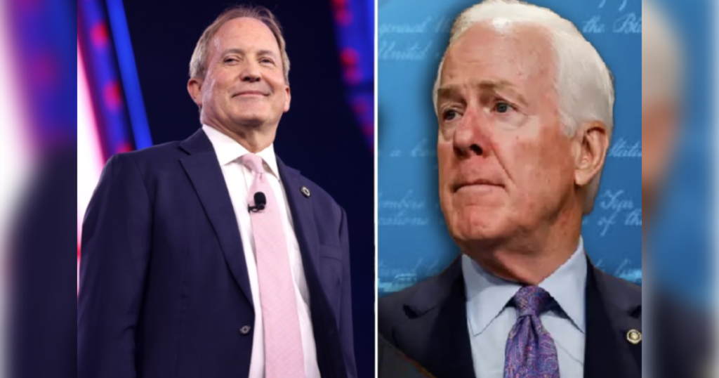 Developing: Texas AG Ken Paxton Lags Behind RINO John Cornyn in Texas Republican Senate Primary