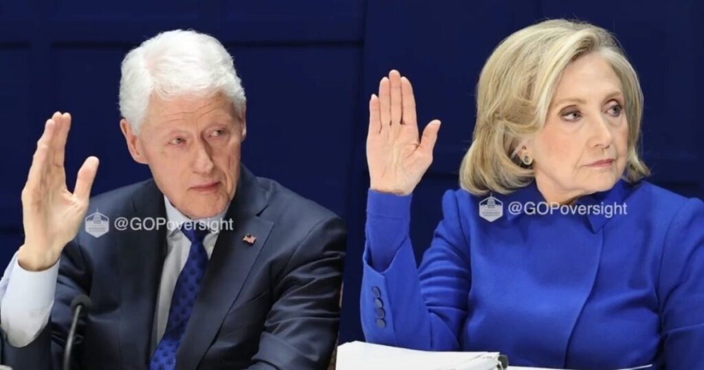 WATCH: Lawyers Scramble When Bill Clinton Asked if He Thinks Epstein Killed Himself – Hillary Says Epstein “Mysteriously Died”