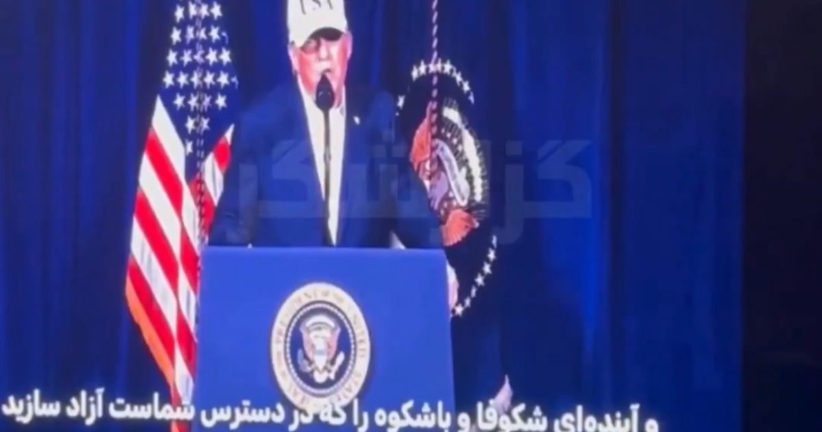 Iranian State TV Network Hacked? Trump Appears on Iranian State Media Encouraging Iranian People to Take Back Their Country (VIDEO)