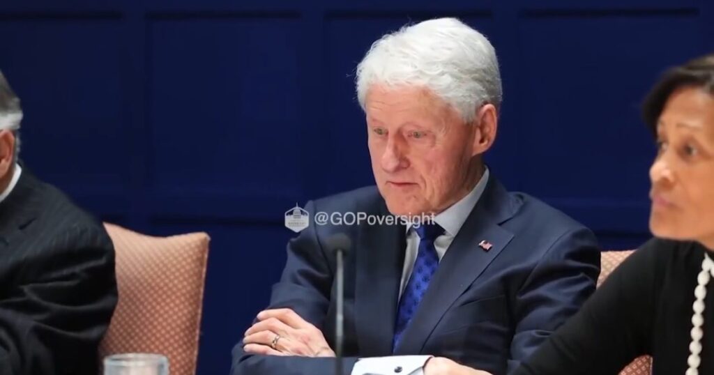 Bill Clinton Asked About Salacious Hot Tub Photo During Epstein Deposition (VIDEO)