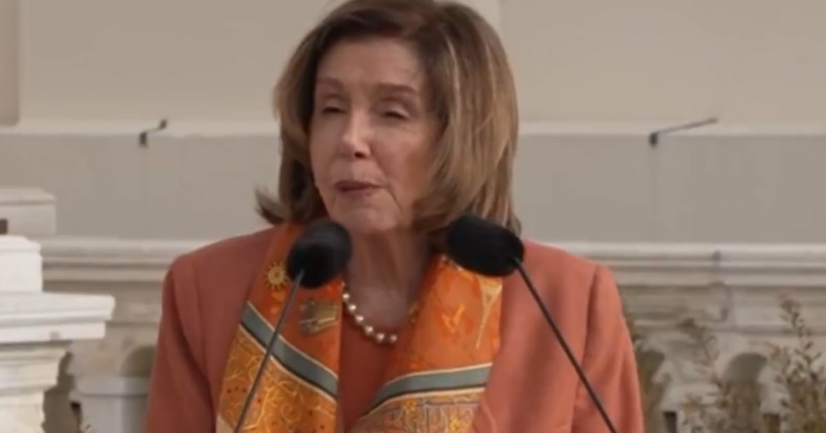 Is She Drunk? Pelosi Attacks President Trump, Goes on Insane Rant During January 6 Plaque Unveiling Ceremony (VIDEO)