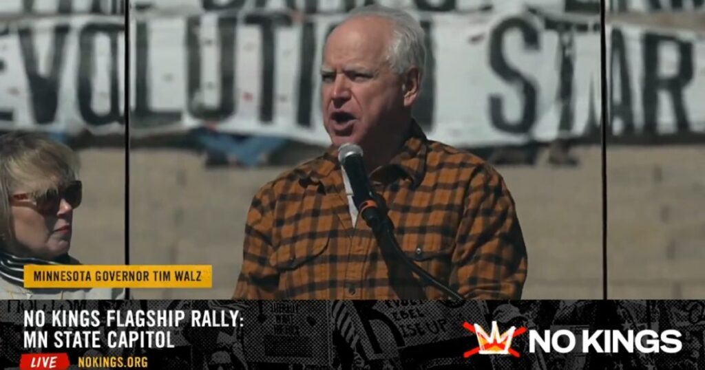 Tim Walz Trashes Trump, Pledges His Allegiance to Somali Minnesotans in Shocking No Kings Speech (VIDEO)