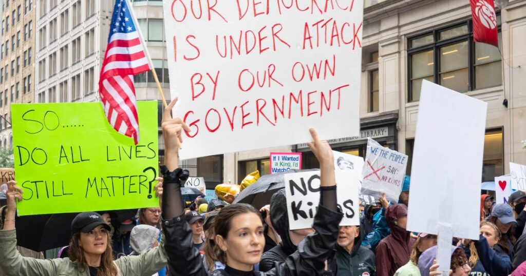 Investigation Finds ‘No Kings’ Protests Backed by Network of Hundreds of Groups With Estimated Annual Revenue of  Billion