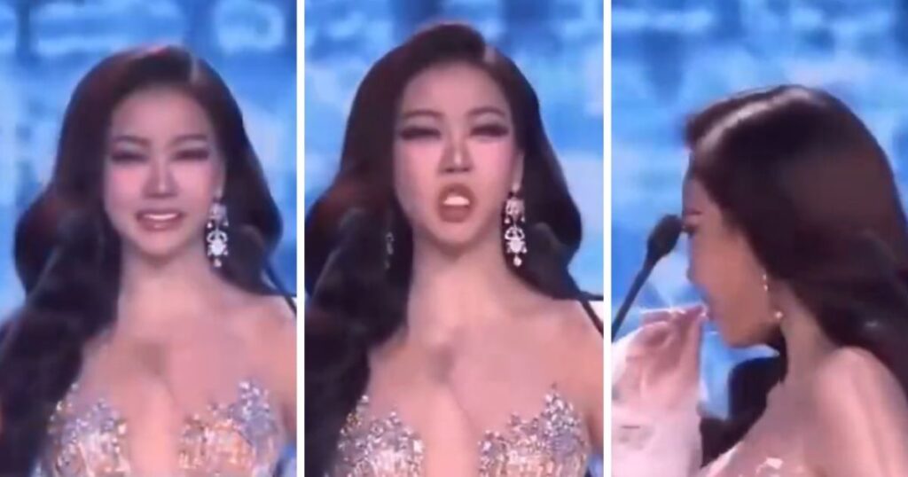 Viral Pageant Nightmare: Thai Teen Beauty Queen’s Fake Teeth Fall Out Mid-Speech During Live Broadcast (VIDEO)