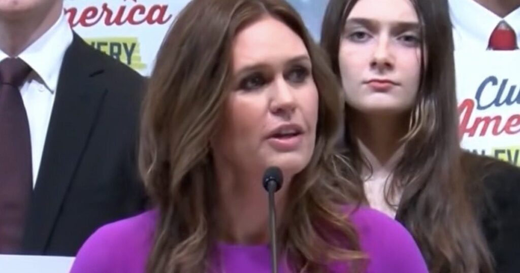 Gov. Sarah Huckabee Sanders Turfed Out of Arkansas Restaurant After Staff Felt ‘Uncomfortable’ by Her Political Views