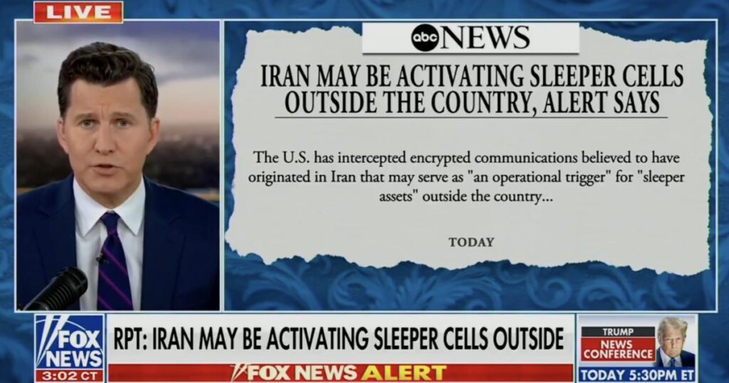 TERROR WARNING: U.S. Intercepts Encrypted Communication on Iranian Plot to Activate “SLEEPER CELLS” in the West