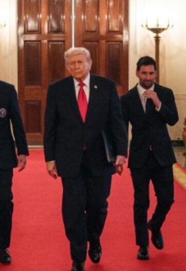 Football Legend Lionel Messi Follows Ronaldo and Meets with President Donald Trump in the White House