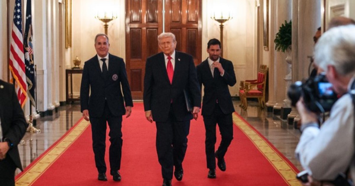 Football Legend Lionel Messi Follows Ronaldo and Meets with President Donald Trump in the White House