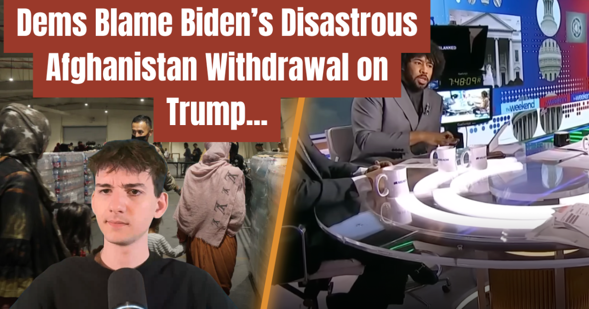 DEBUNKED: The Left Falsely Blames Trump for the Afghan Refugee Mess Created by Biden’s Disastrous Withdrawal DEBUNKED: The Left Falsely Blames Trump for the Afghan Refugee Mess Created by Biden’s Disastrous Withdrawal