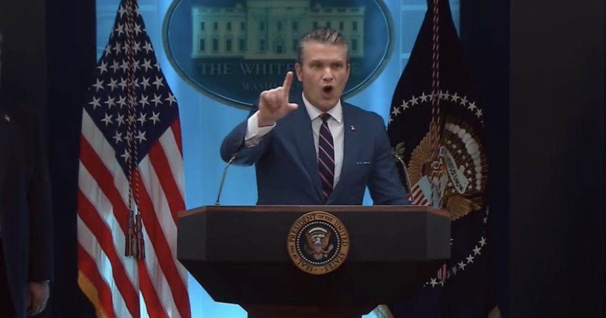 WATCH: Pete Hegseth Says Largest Volume of Strikes to Date in Iran Expected Today Before Tomorrow’s “Complete Demolition” of Iran WATCH: Pete Hegseth Says Largest Volume of Strikes to Date in Iran Expected Today Before Tomorrow’s “Complete Demolition” of Iran