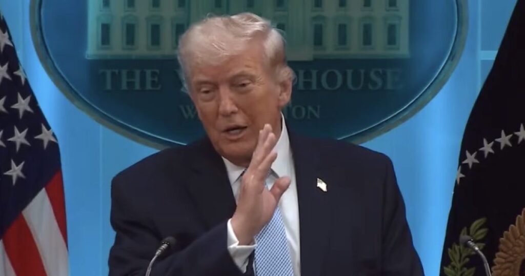 WATCH: Trump Flips Script on Reporter Asking if He’ll Allow Iran to Charge Tolls in the Strait of Hormuz, Says He Already Has a “Concept” to Charge Tolls – “What About Us Charging Tolls? We Won!”