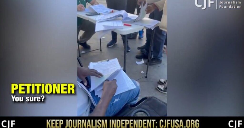 O’Keefe Media Group: California Identity Scam: Petition Fraudsters Log Into Online Database to Get Real Voter Names for Forged Signatures (VIDEO)