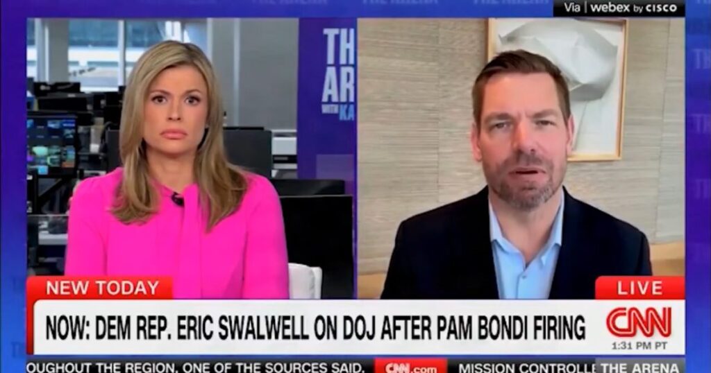 Eric Swalwell Threatens FBI Agents Amid Fang Fang Drama After Bondi’s Firing (VIDEO)