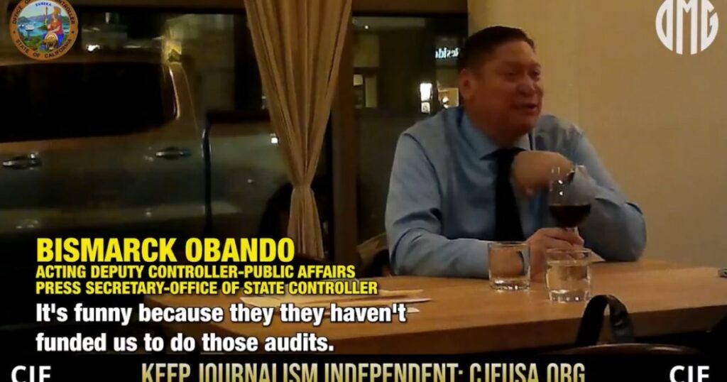 O’Keefe Media Group: California’s Top Controller Communications Official Admits Audits “Are Not Getting Done” (VIDEO)