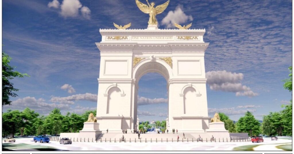 Trump Releases Official Design for 250-Foot Arch to be Built in DC for Nation’s Anniversary