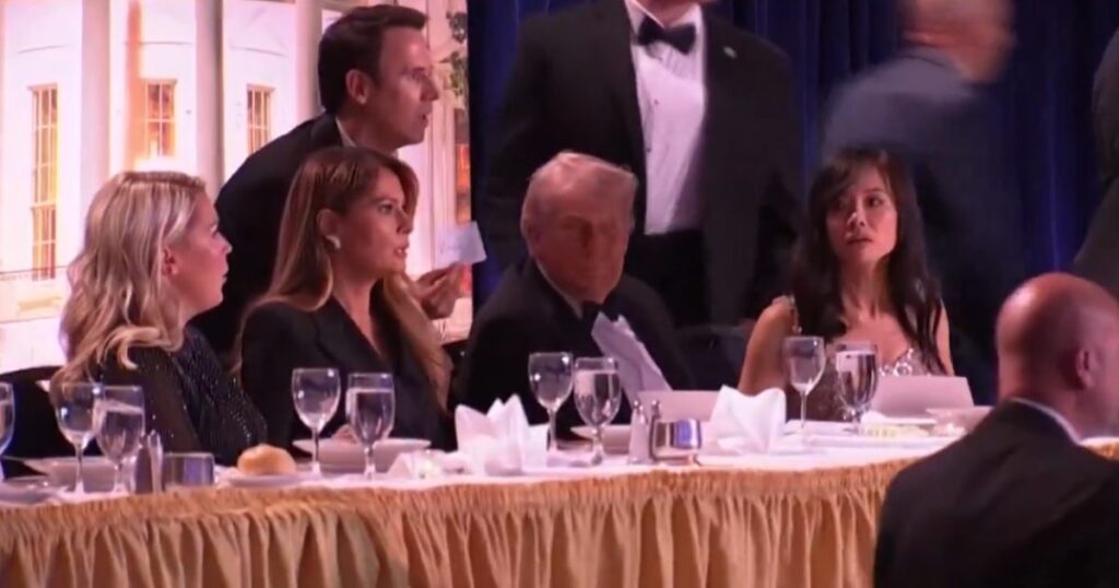 BREAKING: President Trump Rushed Out of White House Correspondents’ Dinner After Shots Fired – SHOOTER IN CUSTODY (VIDEO)