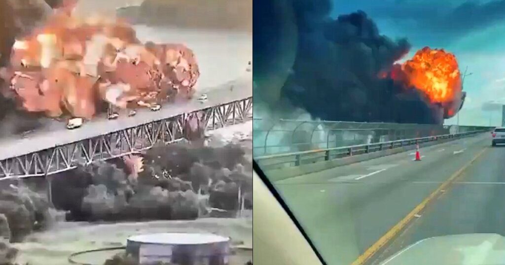 SHOCK VIDEOS: Major Explosion Under Panama Canal’s Bridge of the Americas Kills at Least One – Investigation Under Way