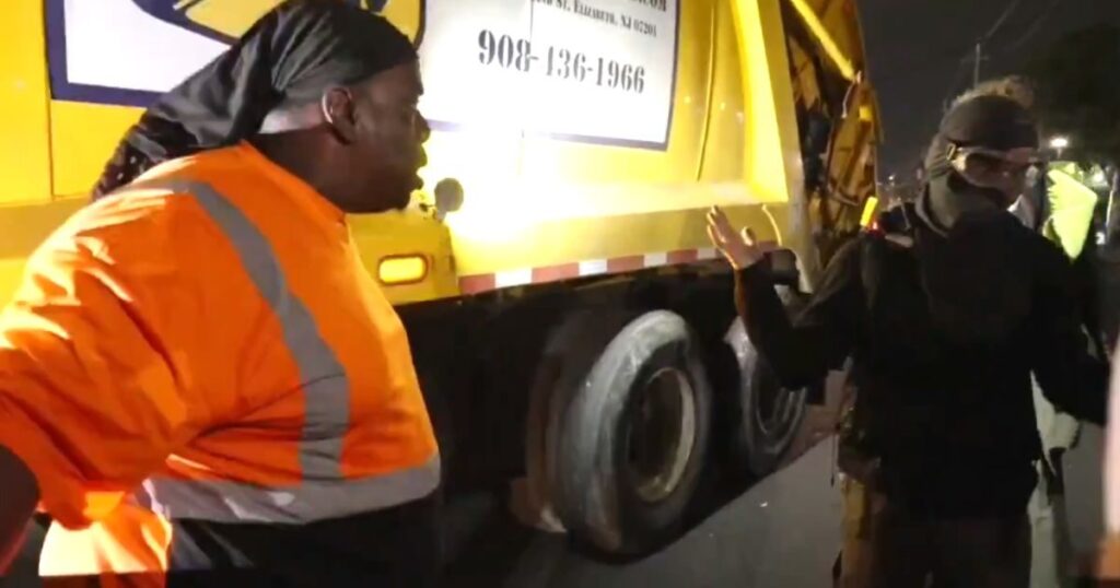 Watch: Anti-ICE Agitators Show Their True Colors When Truck Driver Gets Out of Vehicle and Confronts Them