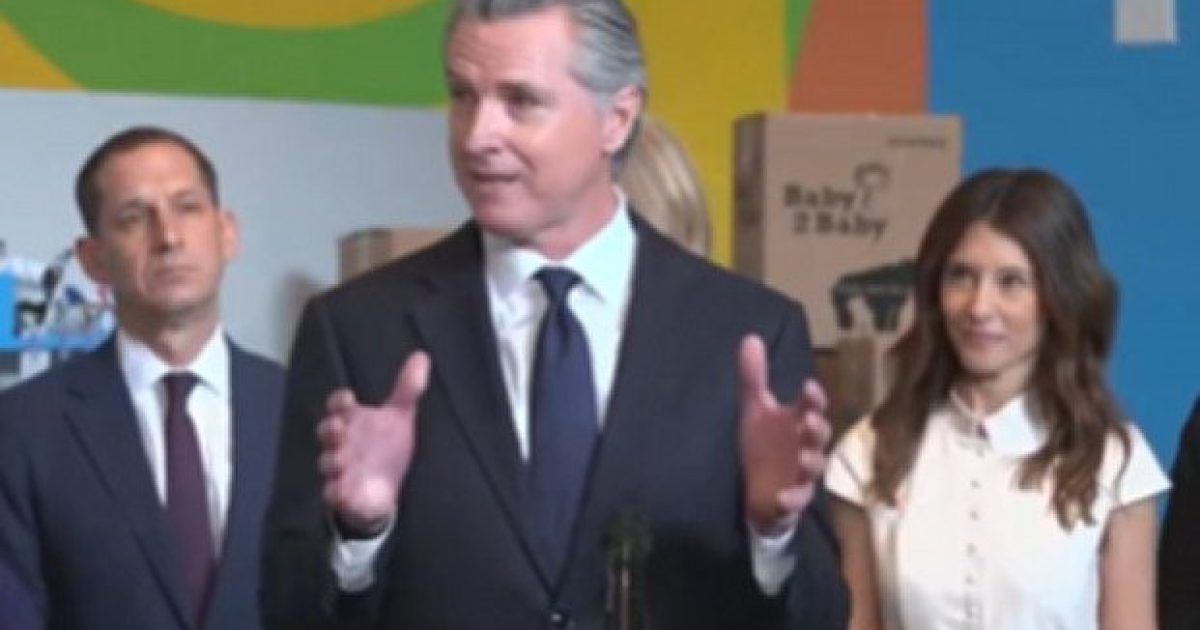 Gavin Newsom Launches ‘Free Diapers’ Program That Has a Curious Connection to His Wife’s Pet Project (VIDEO) Gavin Newsom Launches ‘Free Diapers’ Program That Has a Curious Connection to His Wife’s Pet Project (VIDEO)