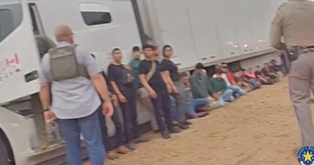 Texas Officials Find 20 Illegal Aliens Hiding Inside Semi-Truck (VIDEO)