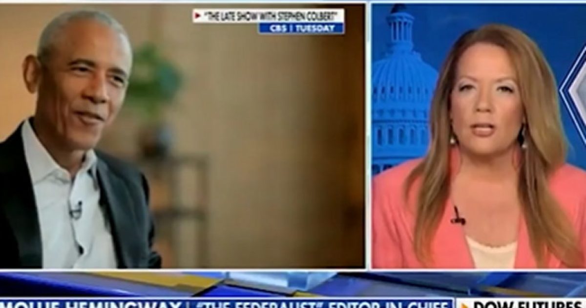 Mollie Hemingway RIPS Obama for Trash Talking GOP: ‘Reprehensible Commentary From the Man Who Instigated the Russia Collusion Hoax’ (VIDEO) Mollie Hemingway RIPS Obama for Trash Talking GOP: ‘Reprehensible Commentary From the Man Who Instigated the Russia Collusion Hoax’ (VIDEO)