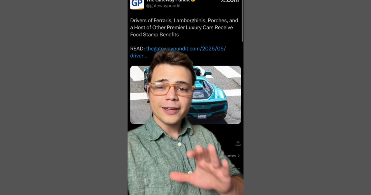 Victor Reacts: Life Is Good on Food Stamps, Recipients Drive Ferraris and Lamborghinis! (VIDEO)