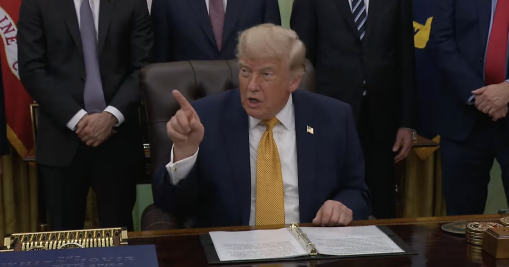 WATCH: Trump Goes Off on Reporters Over Reflecting Pool Vandalism, Says 5 Arrested and 5 Under Investigation – “You’ll See It in Court! You Write Fake News!”