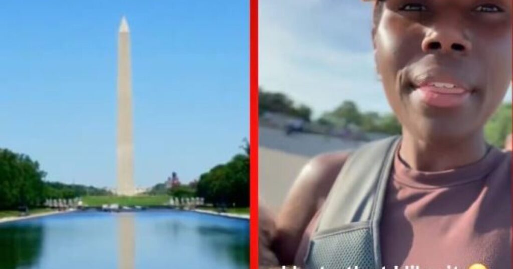 Watch: Trump-Hater Forced to Make Painful Admission When She Sees New Reflecting Pool in Person