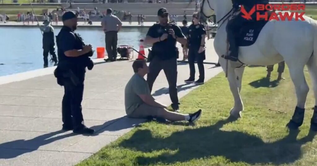 (VIDEO) Several More Arrested at Reflecting Pool for Attempting to Rip Sealant Out
