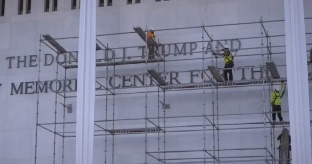 Leftists Suffering From TDS Cheer as Workers Remove Trump’s Name from Kennedy Center After Fierce Legal Battle (VIDEO)