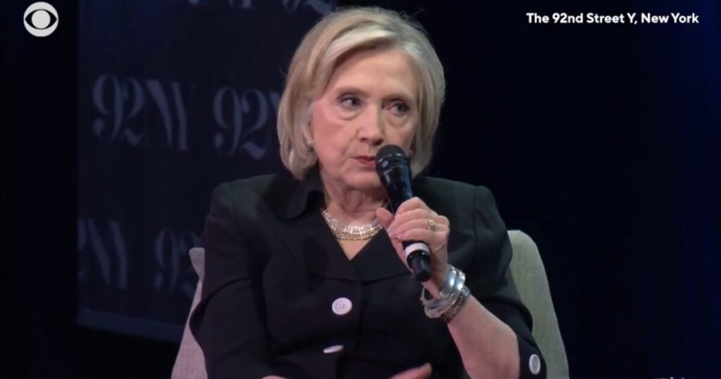 Hillary Clinton Shocks Host When She Praises President Trump for His 20-Point Plan For Gaza (VIDEO)