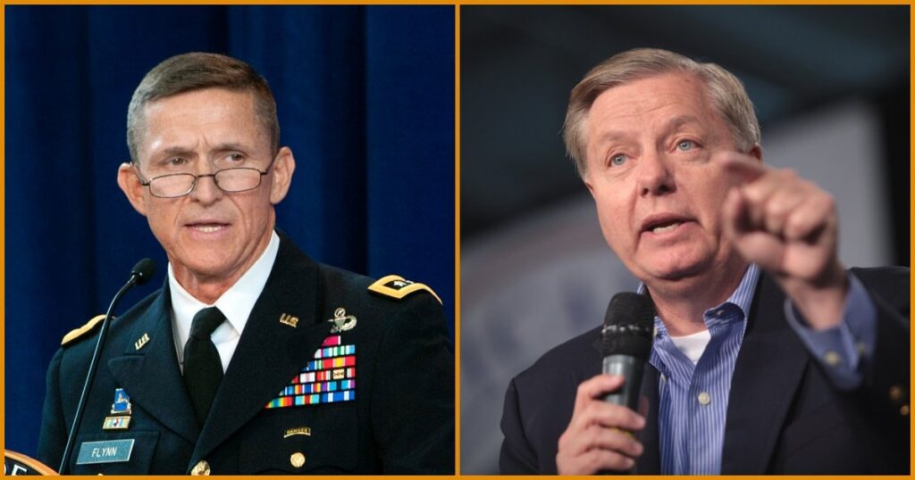 IT’S TIME TO FIRE LINDSEY GRAHAM! General Mike Flynn Urges South Carolina Voters to Oust “War Pig” Lindsey Graham and Elect America First Candidate Mark Lynch