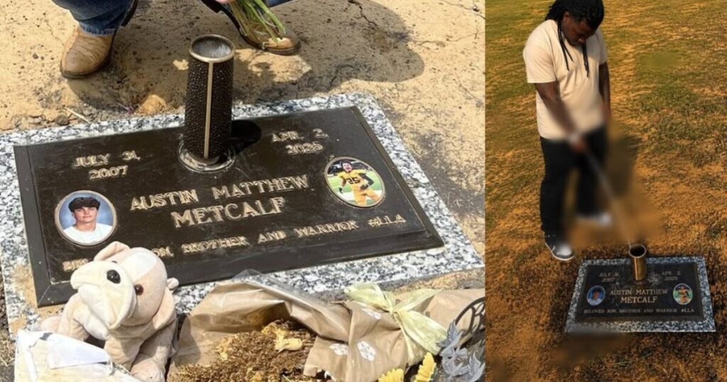 SICKENING: Deranged Ghoul with Over 10,000 Instagram Followers Posts Photo Appearing to Urinate on Austin Metcalf’s Grave While Demanding Freedom for His Murderer