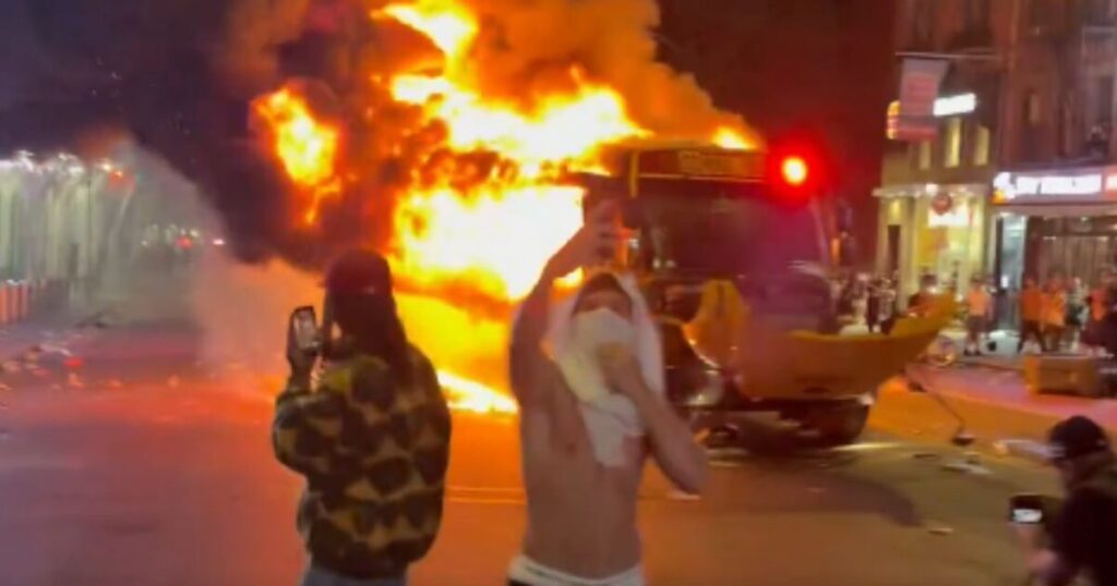 UPDATE: NYC Erupted in Violence After Knicks Clinched First Title in 53 Years, 63 Arrested, 10 Cops Injured, School Buses Torched and Shooting in Times Square