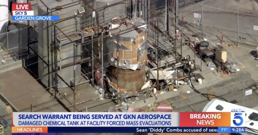 FBI RAIDS California Aerospace Plant at Center of Chemical Disaster That Forced 50,000 Residents to Flee