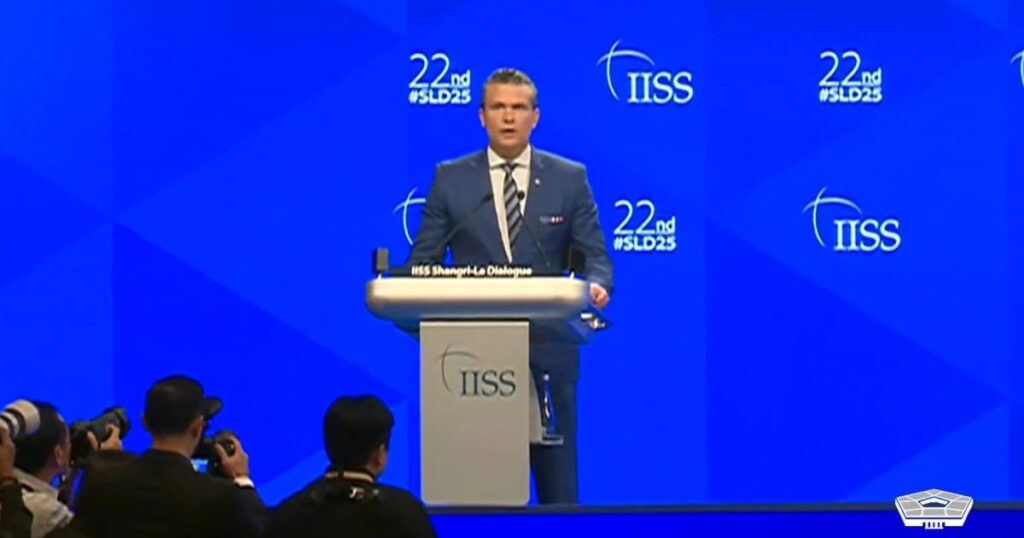 Secretary of War Hegseth Declares End of Free Ride for Allies at the Shangri-La Dialogue