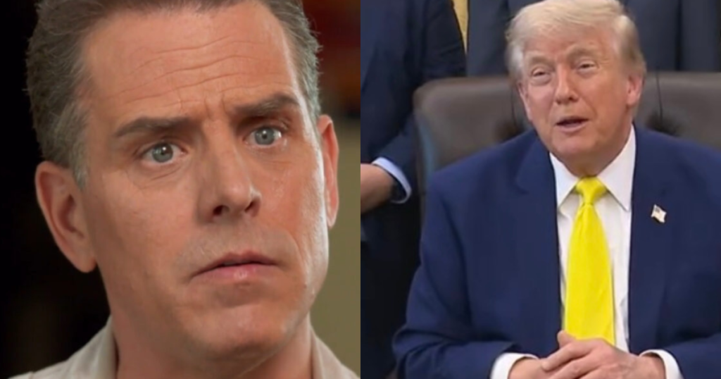 (VIDEO) Trump Says Hunter Biden Might “Do Well” in a Democratic Primary for President – Biden Responds Calling Himself “the MAGA Whisperer”