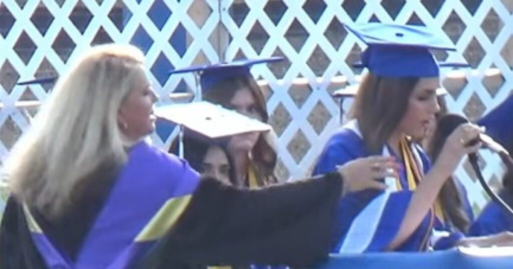 THIS IS THE WAY: High School Principal Springs into Action to SHUT DOWN Woke Muslim Valedictorian’s Disgusting Anti-ICE, Pro-Palestine Commencement Speech (VIDEO)