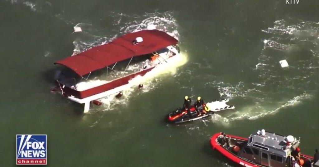 DEVELOPING: One Person Dead, Two Missing After Pontoon Boat Capsizes Near San Francisco’s Alcatraz (VIDEO)