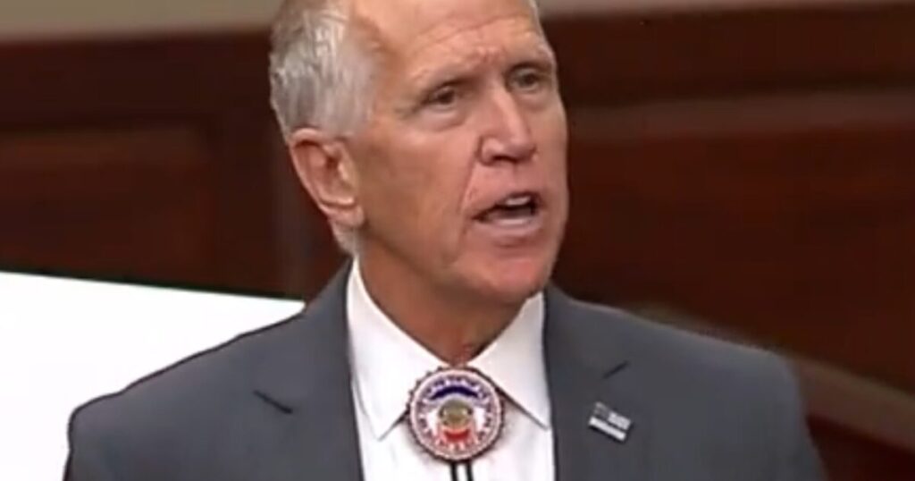 Tillis Goes on Unhinged Rant Against SAVE America Act From Senate Floor, Vows to Block Measure (VIDEO)