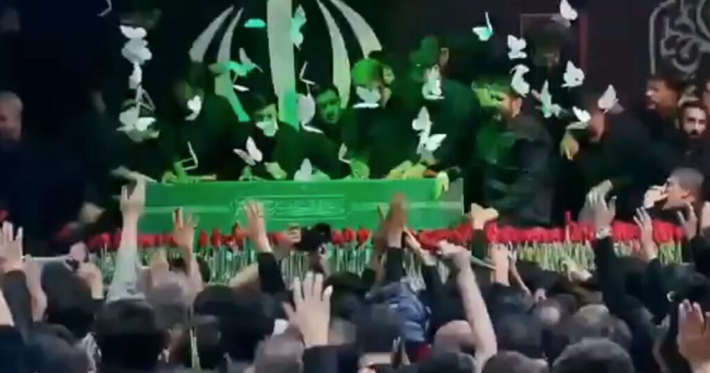 Iran Begins 6 Day Funeral on July 4th for Former Leader Khamenei with Dead Tyrant’s Coffin – Successor Is Noticeably Absent