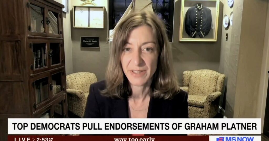 DISGRACEFUL: Far-Left Virginia Democrat Elaine Luria Dismisses Horrifying Rape Accusation Against Fellow Dem Graham Platner As Just A ‘Shiny New Thing’