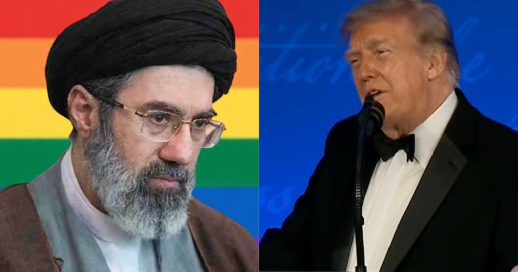 LOL! Trump Calls Iranian Leader Khamenei a “Gay Dictator” During White House Correspondents’ Association Dinner (VIDEO)