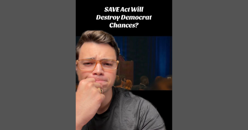 Victor Reacts: Time To Get Out the Crayons and Explain the SAVE America Act to Democrats (VIDEO)