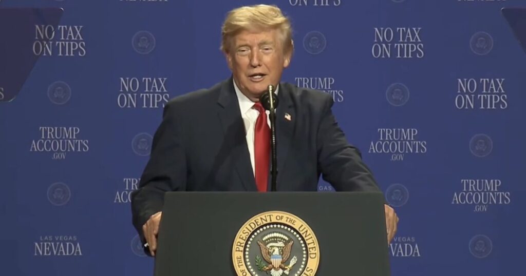 Trump Slams Kamala Harris for Trying to Steal His No Tax on Tips Proposal During Vegas Rally: “She Didn’t Know What it Meant… She Was a Little Late” (VIDEO)